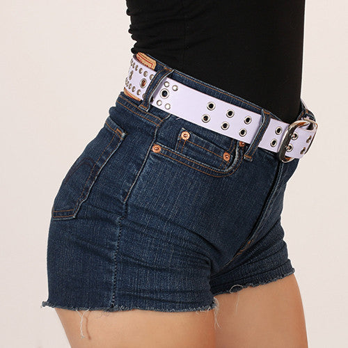 Perforated Belt (Purple)