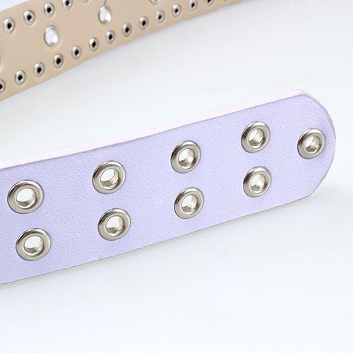 Perforated Belt (Purple)