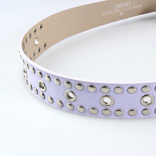 Perforated Belt (Purple)