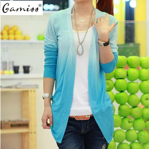 Gamiss 5 Colors Spring 2016 New Fashion Womens Cardigan Coat