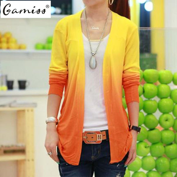 Gamiss 5 Colors Spring 2016 New Fashion Womens Cardigan Coat