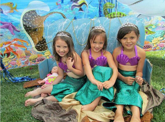 2016 New Small Tail Mermaid Ariel Princess Dress