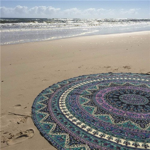 Round Beach Mate,Beach Towel Tablecloth Round 150 cm