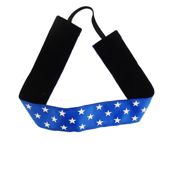 Women Adjustable headband with American Pride Printing