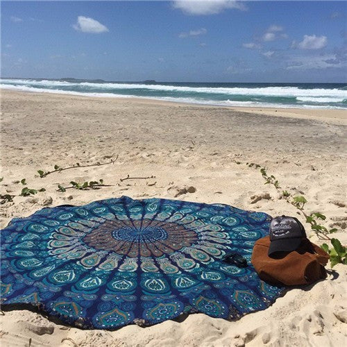 Round Beach Mate,Beach Towel Tablecloth Round 150 cm