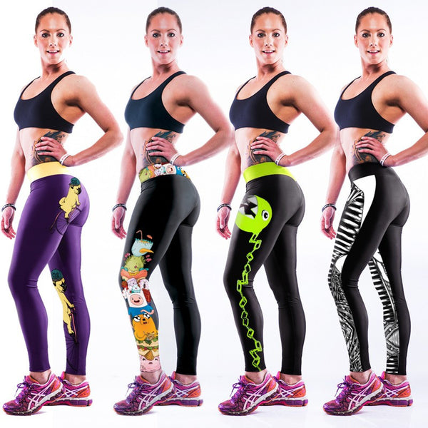 2016 Sexy Women Sport Fitness leggings 3D printed