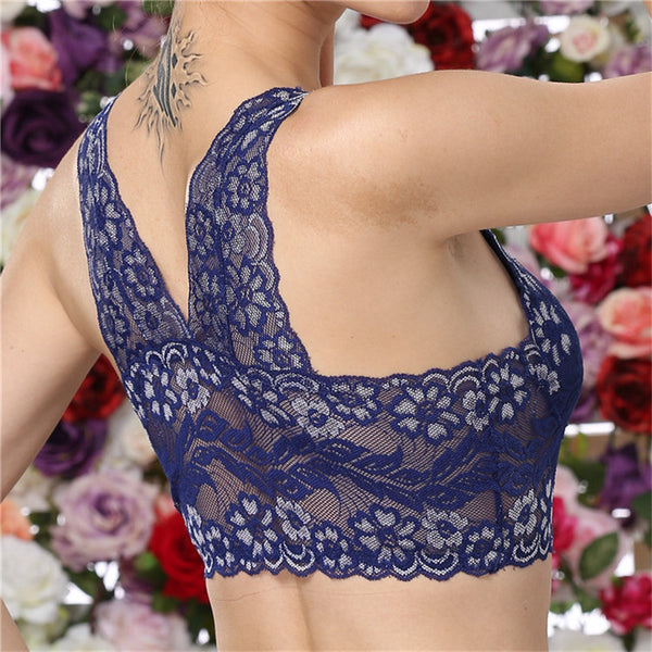 HOT Women Sexy Seamless Lace Bras Sports Bra Woman No Rims