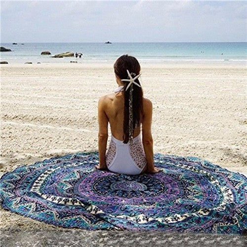 Round Beach Mate,Beach Towel Tablecloth Round 150 cm