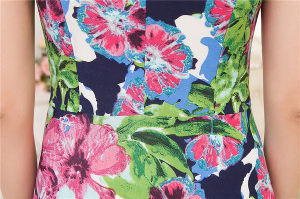 Big Sale on Summer Dress 5XL Plus Size Dresses Desigual Floral Print Dresses