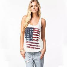 American flag T-shirt for women