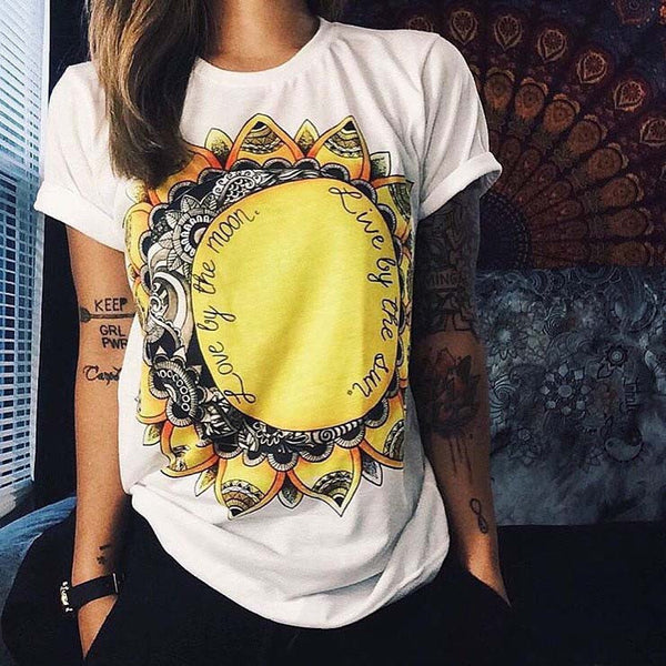 Big Sale on Rock Fashion Graphic Tees Women Designer